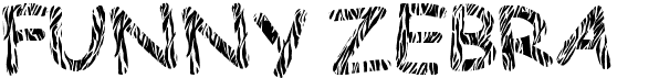 preview image of the Funny Zebra font