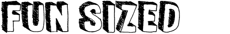 preview image of the Fun Sized font