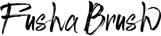 preview image of the Fusha Brush font