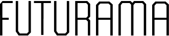 preview image of the Futurama font