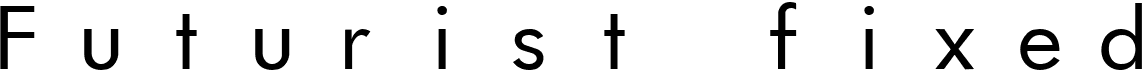 preview image of the Futurist fixed-width font