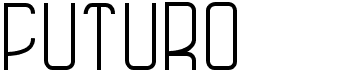 preview image of the Futuro font