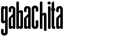 preview image of the Gabachita FFP font