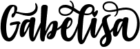 preview image of the Gabelisa font