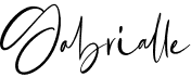 preview image of the Gabrialle font