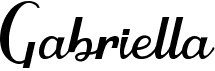 preview image of the Gabriella font