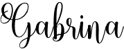 preview image of the Gabrina font