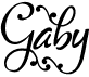 preview image of the Gaby font