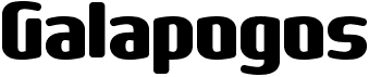 preview image of the Galapogos BRK font