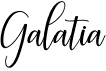 preview image of the Galatia font