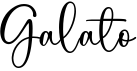 preview image of the Galato font