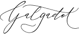 preview image of the Galgadot font