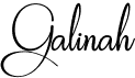 preview image of the Galinah font