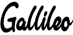 preview image of the Gallileo font
