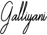 preview image of the Galliyani font