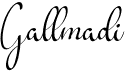 preview image of the Gallmadi font