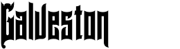 preview image of the Galveston TX font