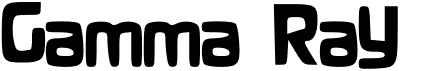 preview image of the Gamma Ray font
