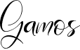 preview image of the Gamos font