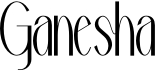 preview image of the Ganesha font