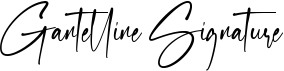 preview image of the Gantelline Signature font