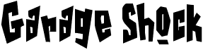 preview image of the Garage Shock font