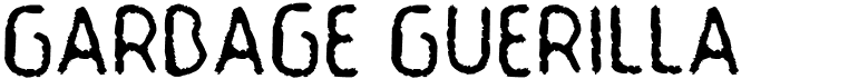 preview image of the Garbage Guerilla font
