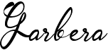preview image of the Garbera font