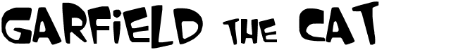 preview image of the Garfield the Cat font