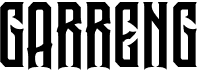 preview image of the Garreng font