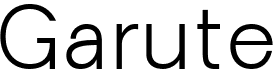 preview image of the Garute font