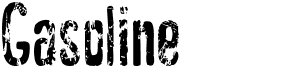 preview image of the Gasoline font