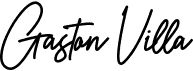 preview image of the Gaston Villa font