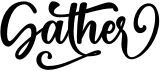 preview image of the Gather font