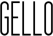 preview image of the Gello font