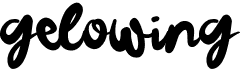 preview image of the Gelowing font