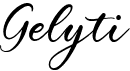 preview image of the Gelyti font