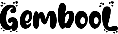 preview image of the Gembool font