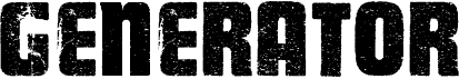 preview image of the Generator font