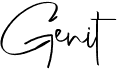 preview image of the Genit font