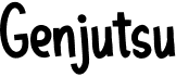 preview image of the Genjutsu font