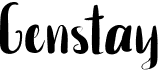 preview image of the Genstay font