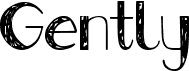 preview image of the Gently font