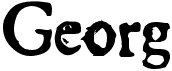 preview image of the Georg font