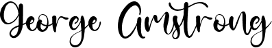 preview image of the George Amstrong font