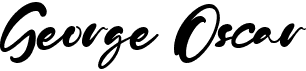 preview image of the George Oscar font
