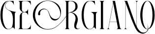 preview image of the Georgiano font