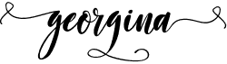 preview image of the Georgina Script font