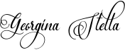preview image of the Georgina Stella font