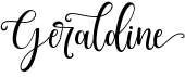 preview image of the Geraldine font